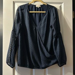 Loft shirt size small. Flowy. Vneck. Clean smoke free home